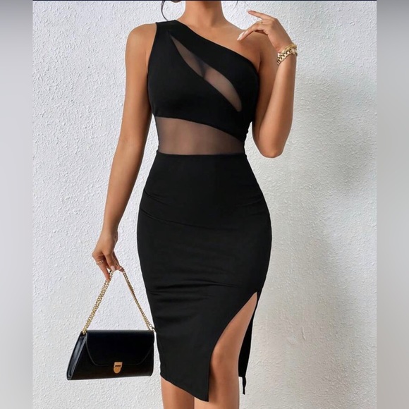 Dresses & Skirts - ***SOLD****Black Mesh Dress